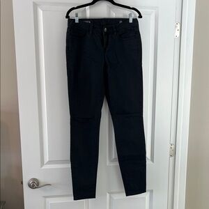 J. Crew Factory Women's Dark Blue Skinny Jeans